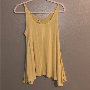 yellow tank! worn once!